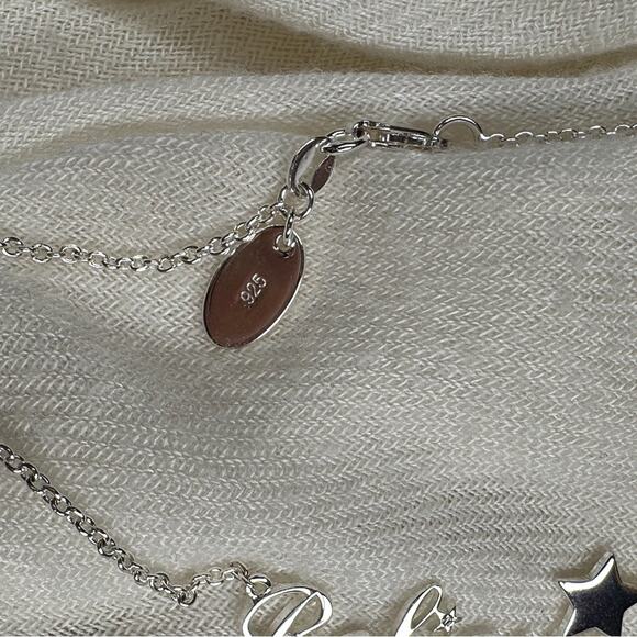 Disney Tinkerbell “Believe” Pendant – Sterling Silver Necklace with Chain - Picture 15 of 16